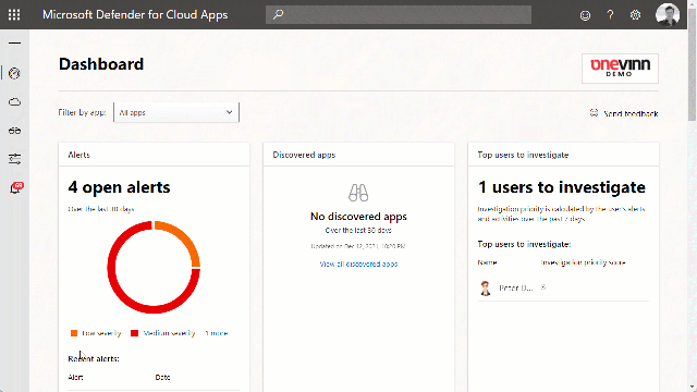 Detect sensitive IT information from MCAS