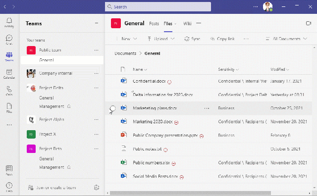 TeamShareBasedOnSensitity